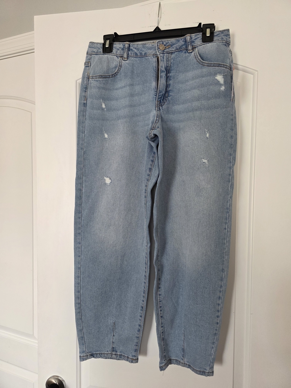 wonder nation Light Blue Denim Barrel Leg Jeans.